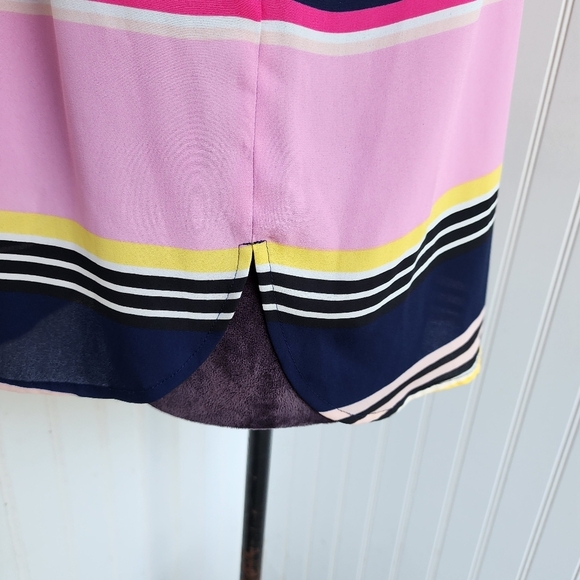 INC International Concepts Cold Shoulder Long Sleeve Top Women's Pink Purple S - Picture 6 of 13